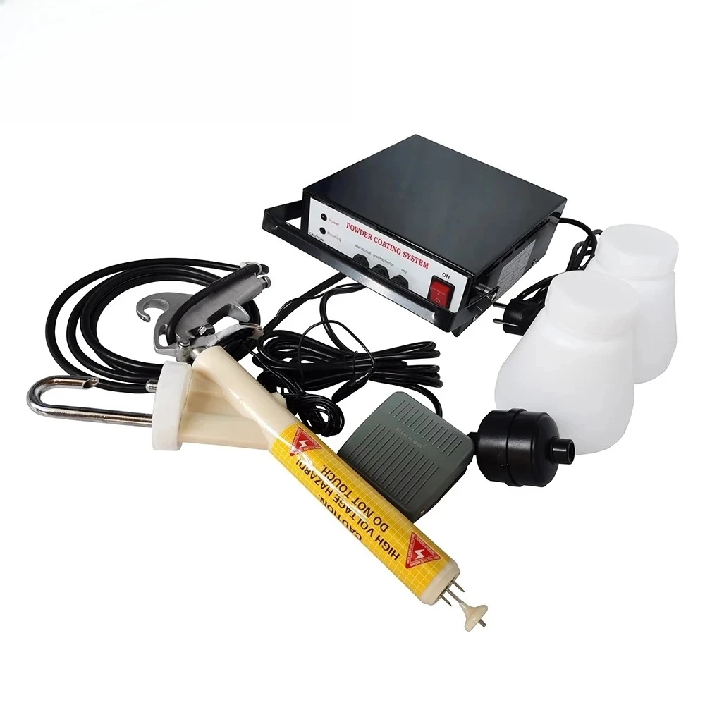 PC03 5 Portable Powder Coating Spray Gun With Control Board Dual Voltage 110V 220V Industrial Surface Painting Equipment