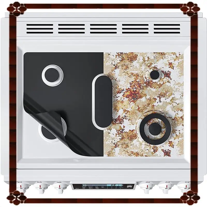 حماة موقد التسليم لمدة 24 ساعة، سجادات طاردة للبقع والزيت، سجادات تنظيف قابلة لإعادة الاستخدام، واقيات نطاق الموقد، حشو مساحة واسعة طويلة