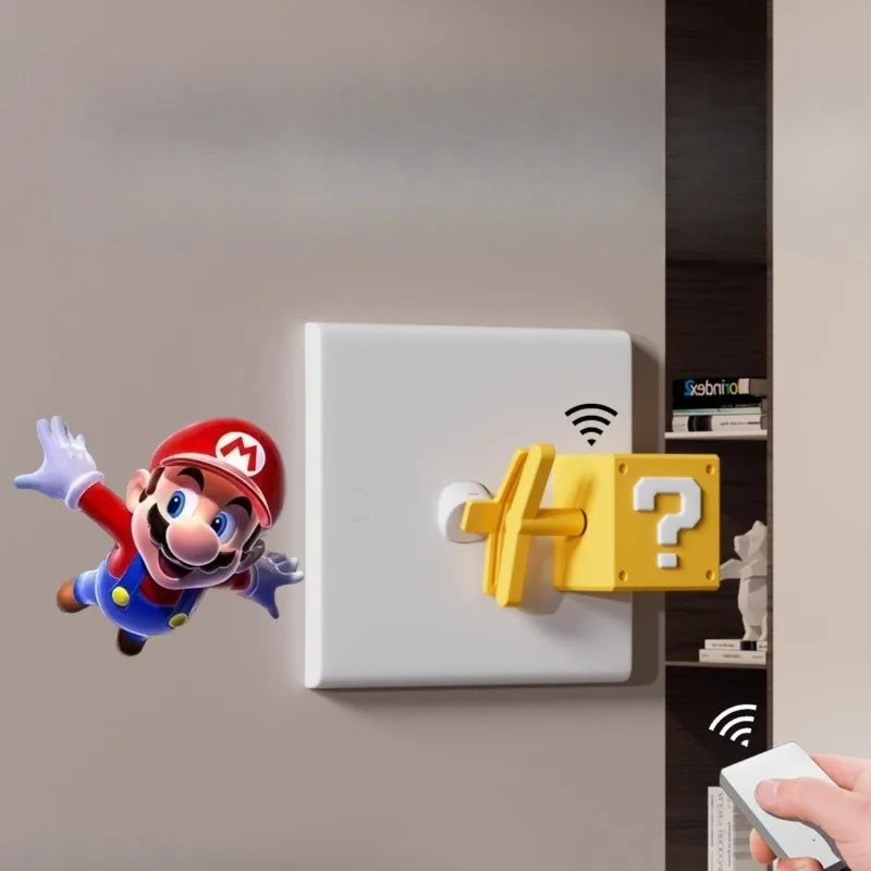 

Super Mario Bros Smart Switch for Led Lighting Anime Living Room Bedroom Wireless Switch Remote Switch Controller Accessories