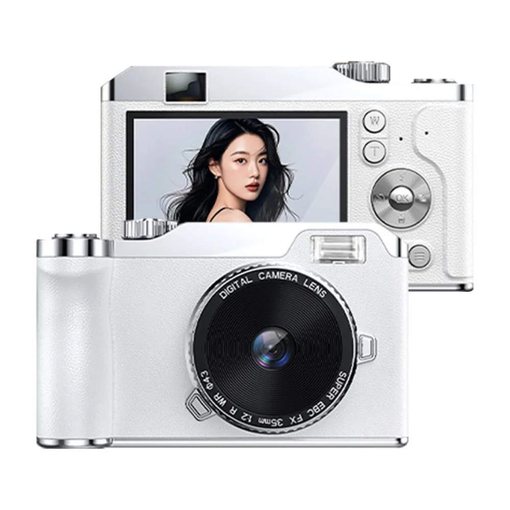 

Front/Rear Dual Camera 4K HD Digital Camera Autofocus 2.4 Inch Screen Entry-Level CCD Camera LED Fill light Rechargeable