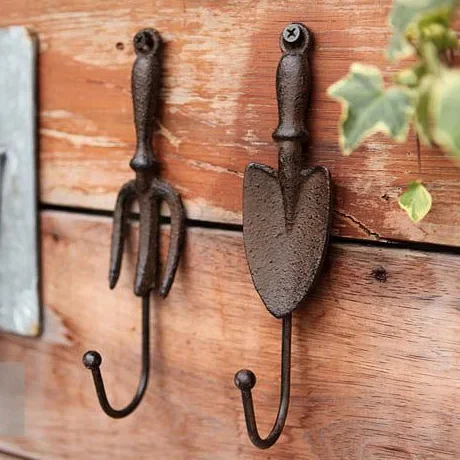 American Retro Wrought Iron Decoration, Creative Clothes Hang Bag Hook, Coffee Wall Decoration