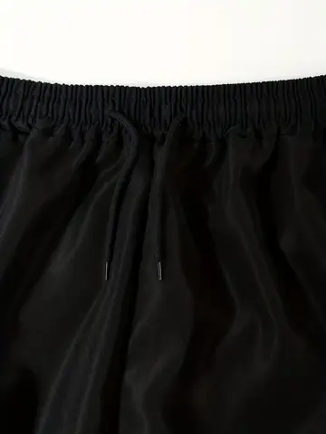 Cargobyxor med flera fickor och dragsko, herrbyxor med casual passform för sommarhöst utomhus 6 best sales herr cargobyxor med dragsko i ankeln - №2