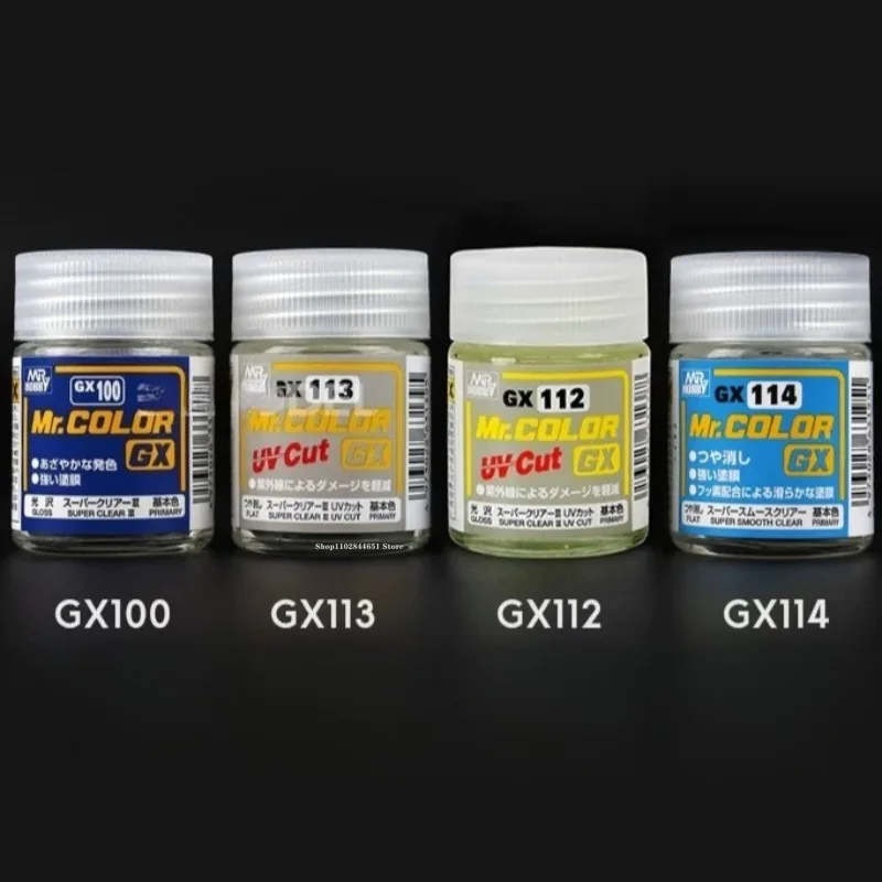 18Ml/60ml Bottled 3D Model Oil-based Paint GX/LG Series UV Protection Transparent Protective Paint DIY Increase Model Gloss