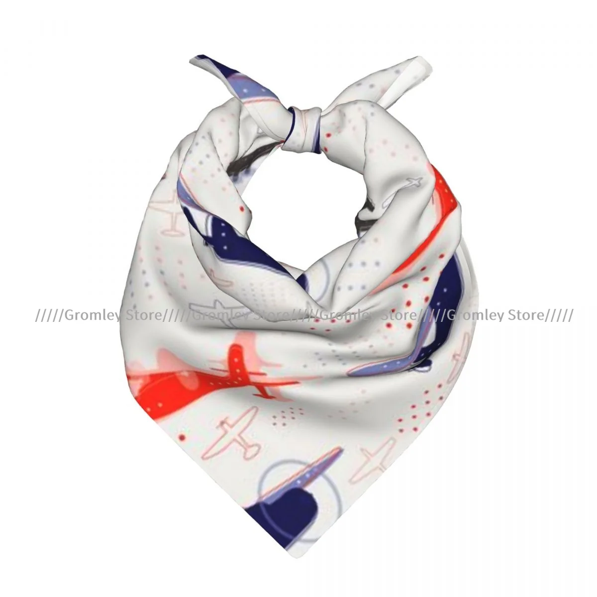 

Airplanes Geometric Style Square Bandana Outdoor Sports Headwear Scarf