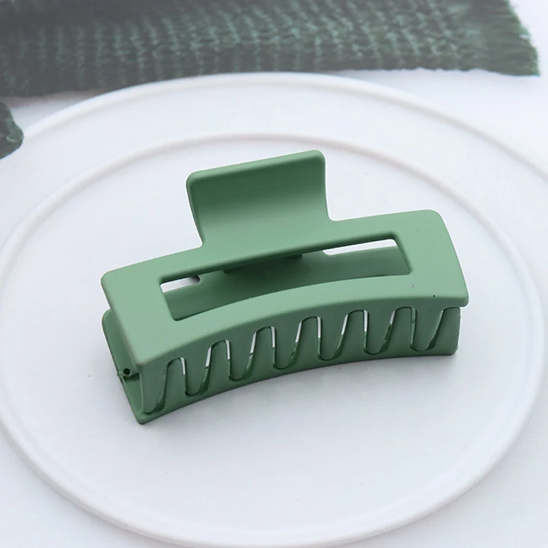 Koreaanse Vrouwen Meisjes Plastic Haar Klauwen Haarspeldjes Hoofddeksels Grote Maat Haarspeld Krab Barrette Mode Ornament Haaraccessoires