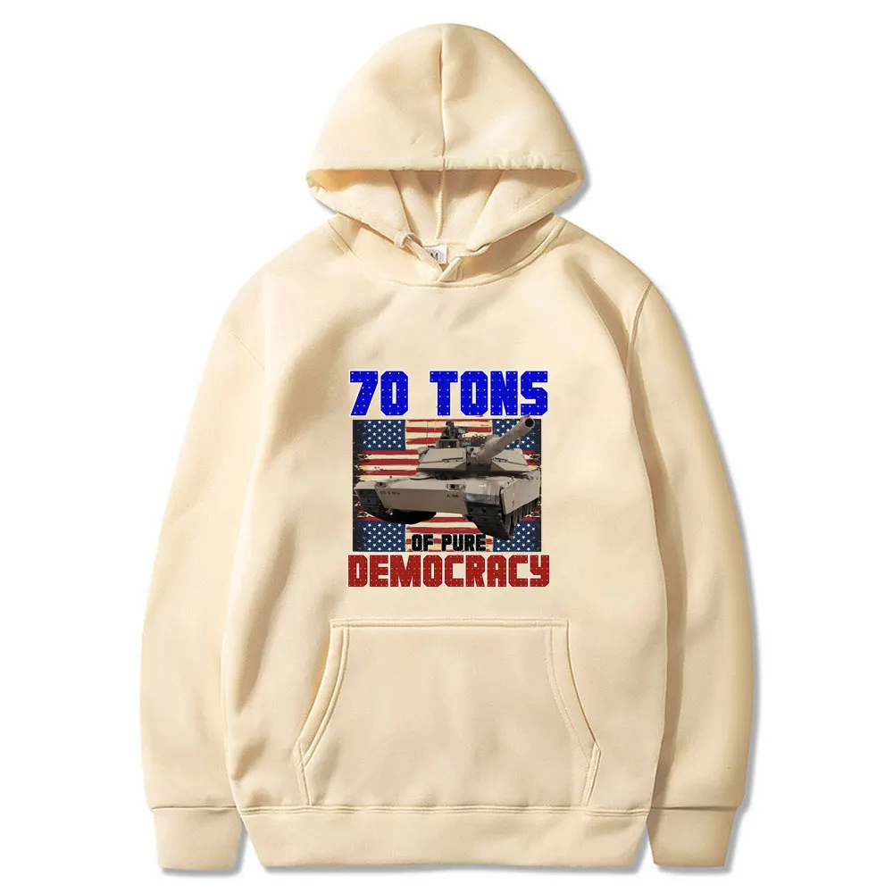 Wtf Is A Kilometer 70 Tons of Pure Democracy Funny Meme Hoodie Unisex Fashion Oversized Streetwear Men Women's Vintage Hoodies