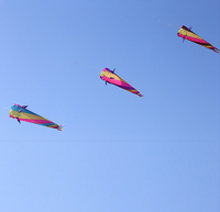 Large kite windsocks kite tails ripstop nylon fabric inflatable kite Air bounce Kite flying wind kites Power kite dancing squid