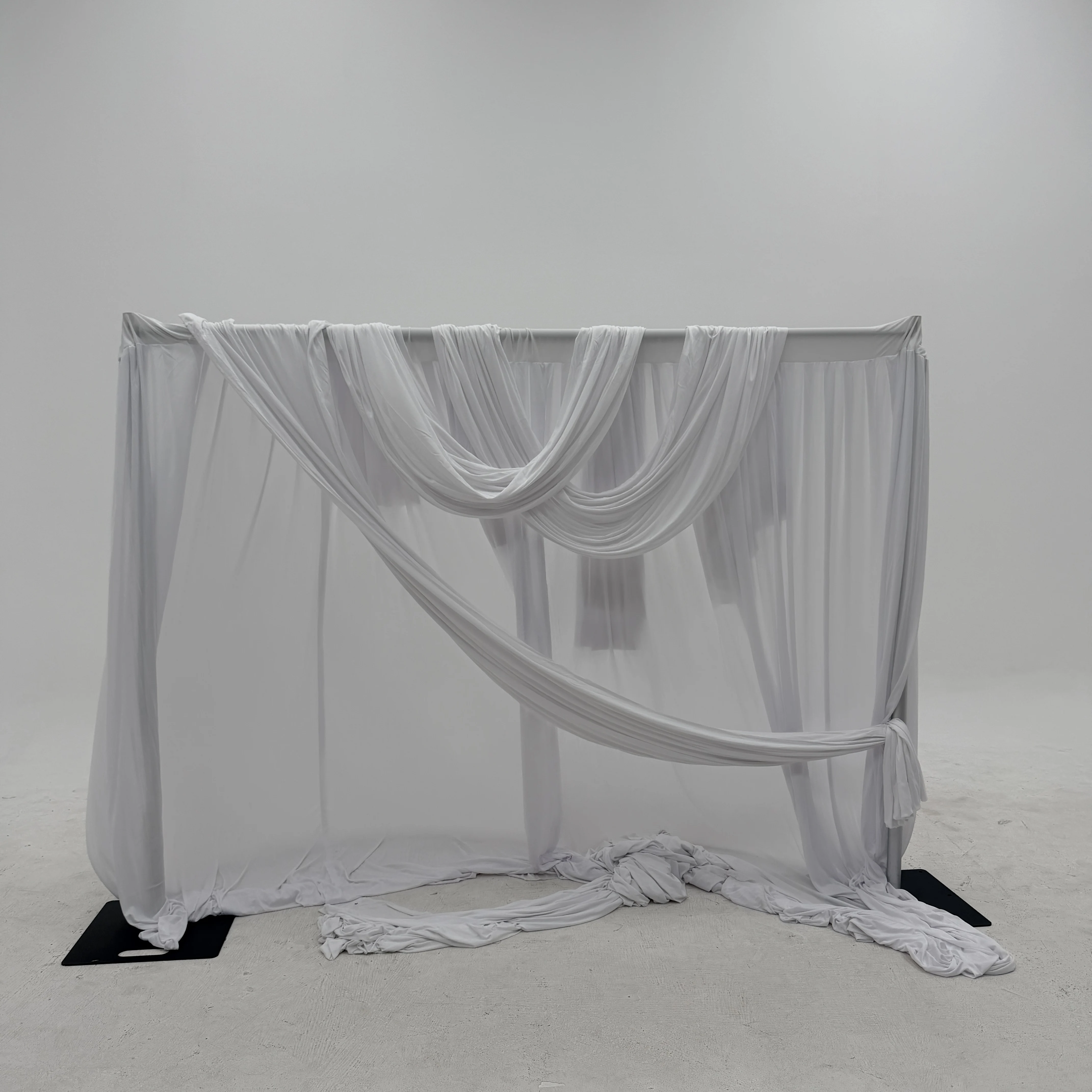 Wedding Drapery White Milk Silk Wedding Backdrop Curtain