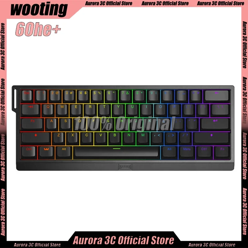 

Wooting 60HE+ Mechanical Keyboards Bluetooth Wireless Keyboard magnetic switch 3mode Gasket Rgb Custom Hot-Swap Gaming Keyboad