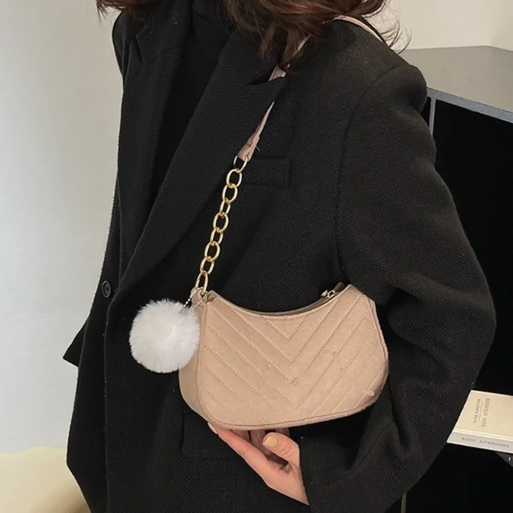 Gift Fashion Design Mini Shoulder Bag Simple Design Light Weight Felt Underarm Bag Casual Trendy Handbag Women