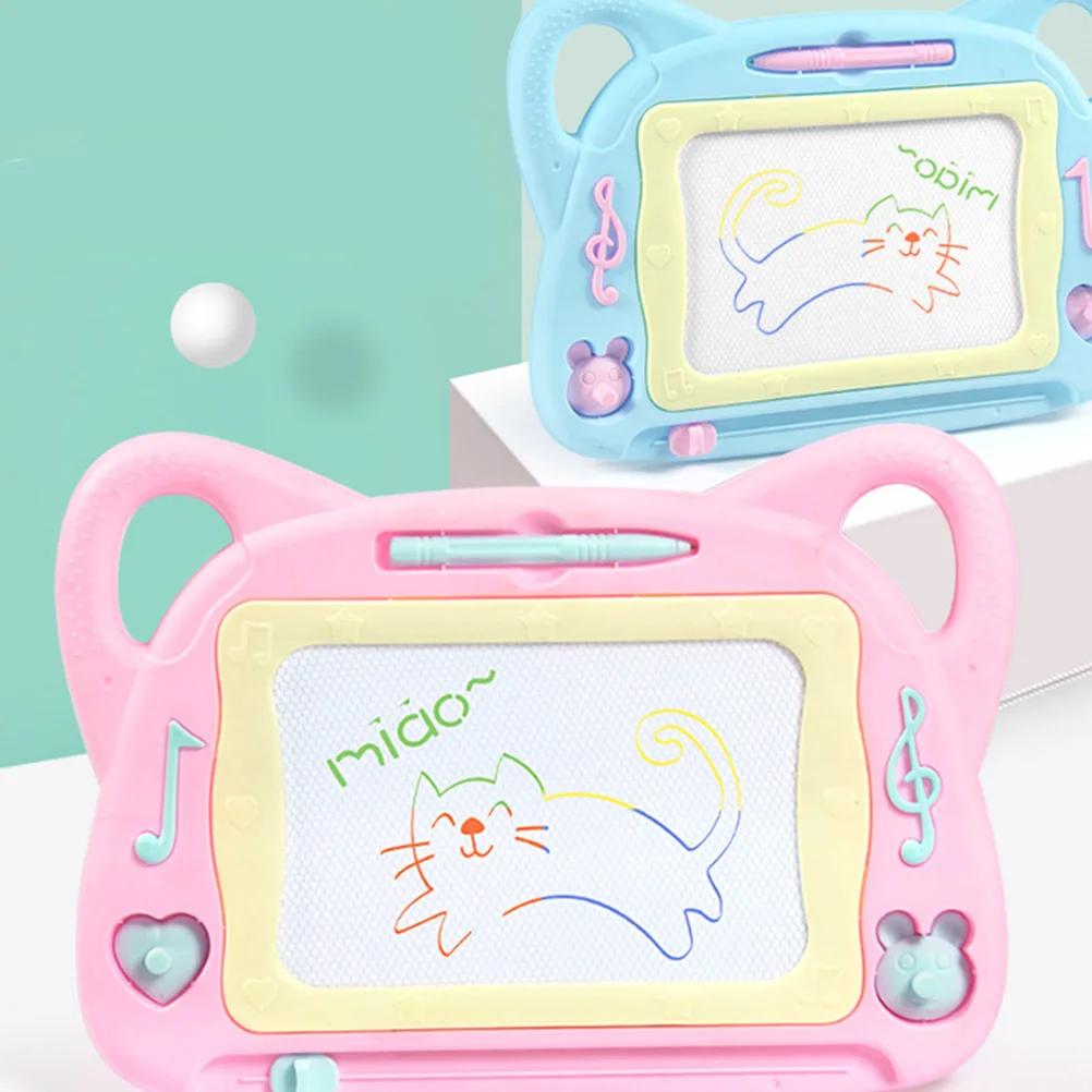 상상력을 키우는 만화 고양이 낙서 보드 쓰기 패드 스케치패드 액세서리 색상 랜덤 쉽게 지워짐 가볍고 휴대 가능