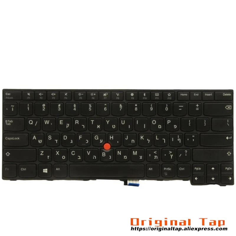 HB Hebrew IL Israel Keyboard for Lenovo Thinkpad E470 E470c E475 01AX014 01AX054 01AX094