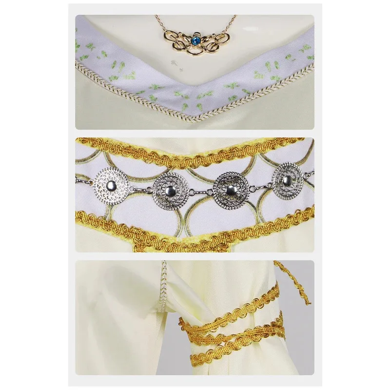 에오윈 코스프레 판타지 중세 드레스 의상 영화 반지의 제왕 코스튬 변장 할로윈 성인 여성 판타지아 파티 의상