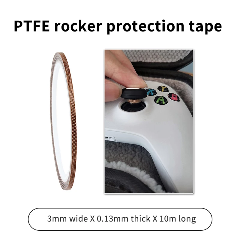 For PS5 PS4 Xbox Gamepad Wear-Resistant Teflon Tape High Temperature Resistant Self Adhesive Protect Joystick For Switch Pro/Rog