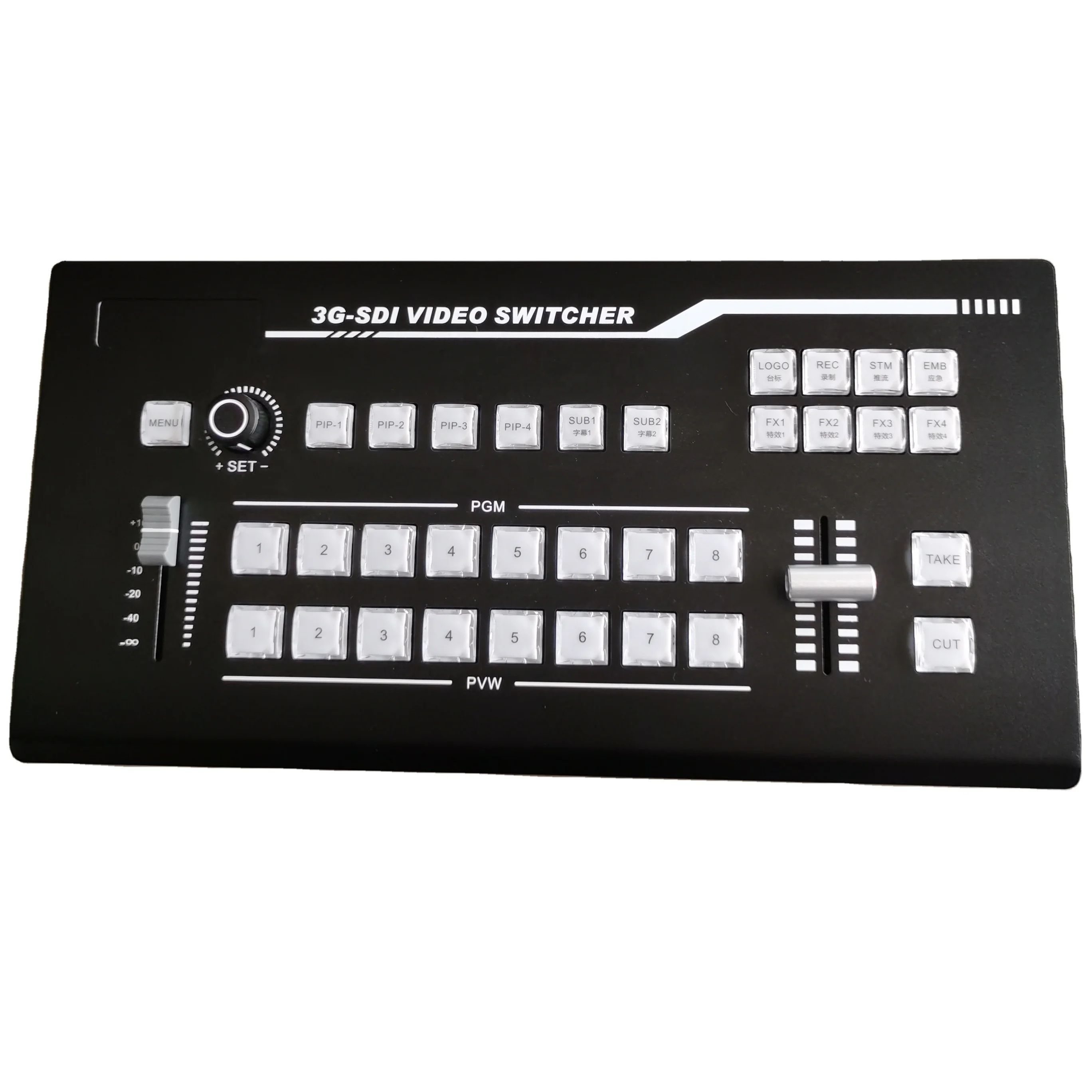 3G SDI Video Switcher for Live Broadcast Real-time rtsp 8 channel video switcher much better than atem mini pro video switcher