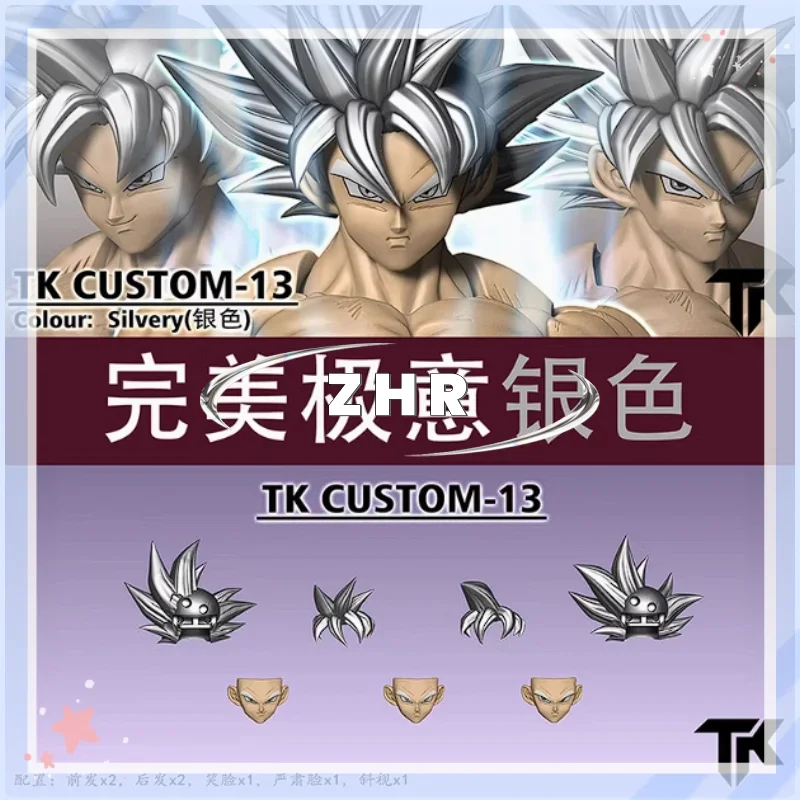 Auf Lager TKDIY TKCUSTOM TK Dragon Ball SHF Ultra Instinct Son Goku 3.0 Neue Köpfe Benutzerdefinierte Headsculpt Set Action Figur Spielzeug Geschenk