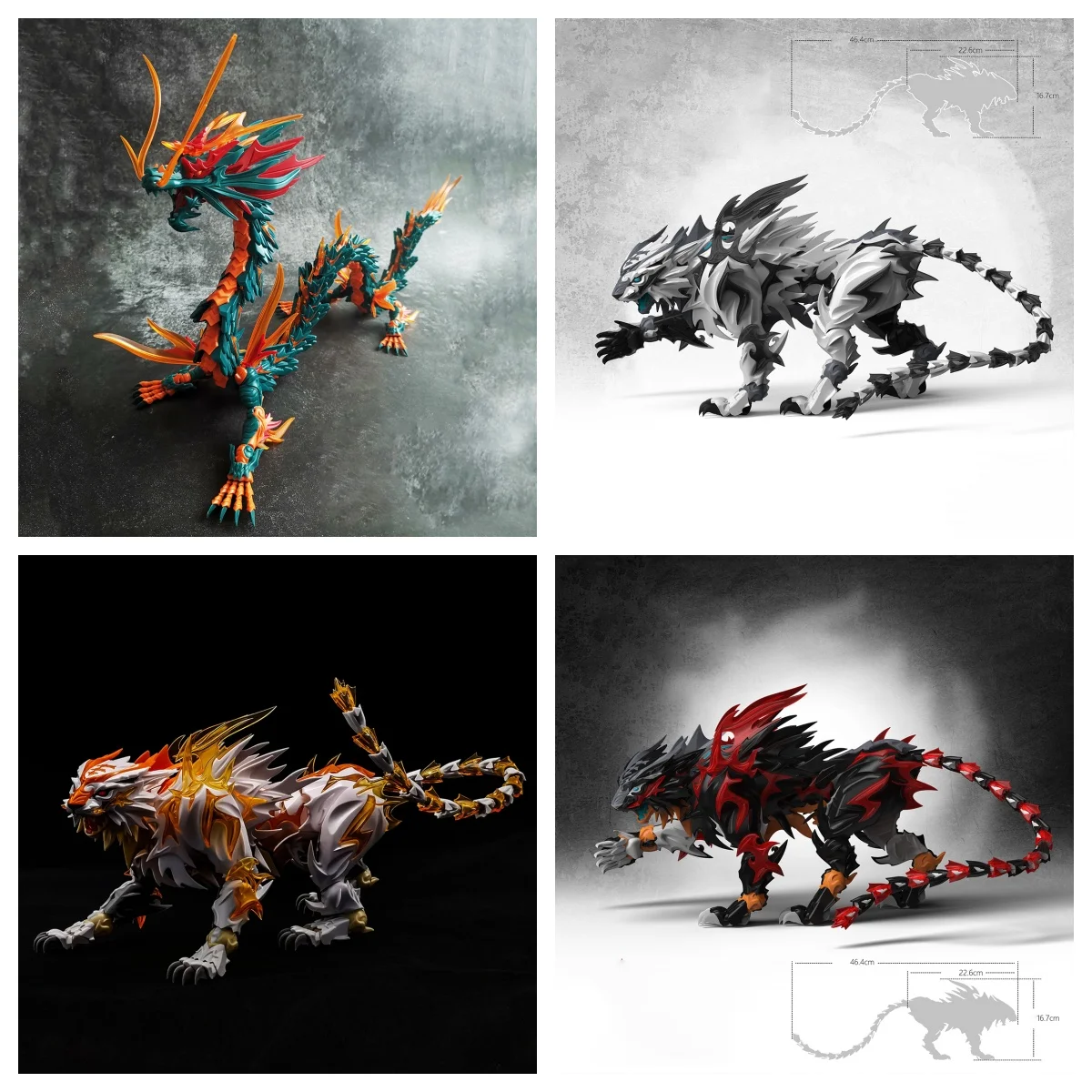 

HiPlay SHENX Red-striped Black Tiger FX-7800H Assembly Model Kits