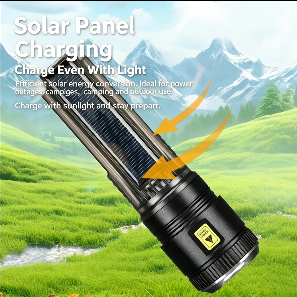 Solar Powered Hand Torch High  - огляд і ціна Solar Emergency Charger