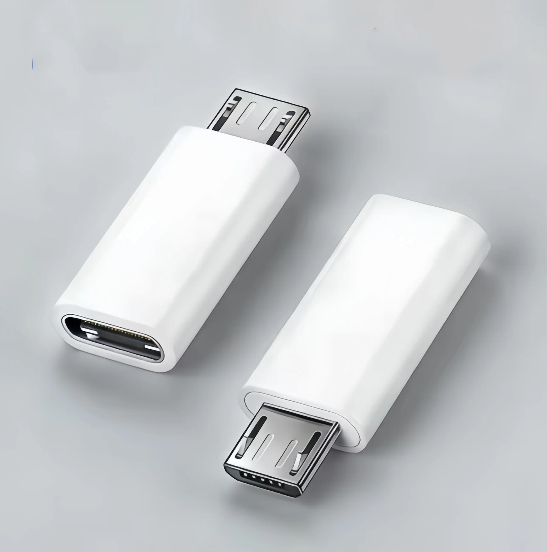 Micro-zu-Typ-C-Android-Adapter-Anschluss für Telefon und Tablet, Micro-USB-Stecker auf Typ-C-Buchse