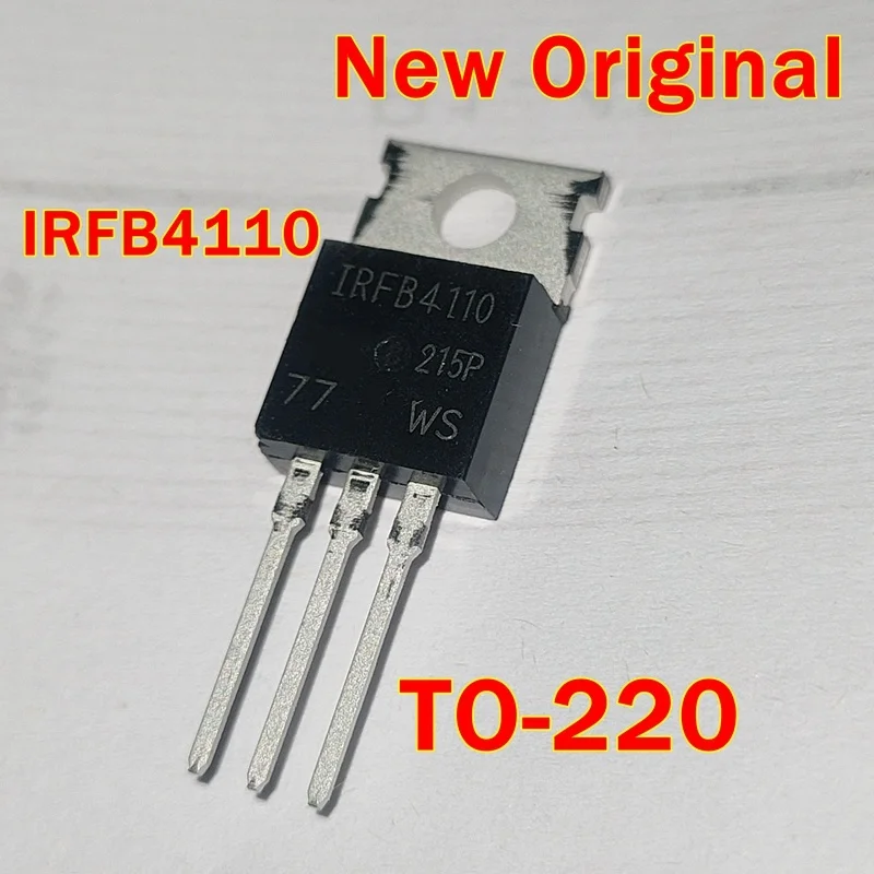 1pcs to 100pcs New Original IRFB4110PBF IRFB4110 TO-220 High Efficiency Synchronous Rectification in SMPS