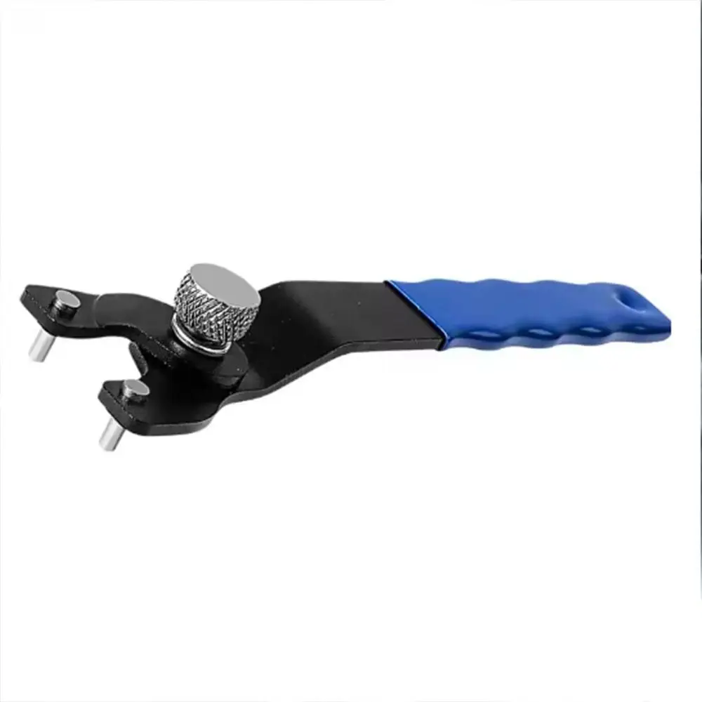 

Quick Disassembly Angle Grinder Wrench Thickening Two Claws Adjustable Lock Nut Wrench Durable Universal Adjustable Pin Spanner