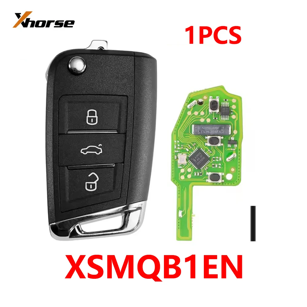 

1Pcs Xhorse XSMQB1EN for V-W MQB Smart Proximity Remote Key XSMQB1EN 3 Buttons for VVDI2/VVDI Key Tool