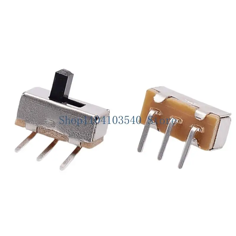 02DC Electronic Slide Switches 20 Count, SS12D005 Small Toggle Switches, 3 Pin 2 Position Board Mount Part for Soldering, Panel