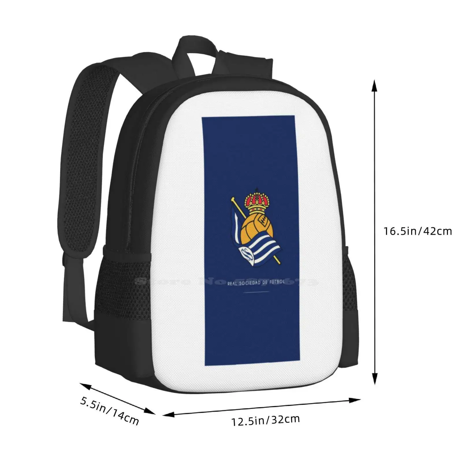 Real Sociedad Backpacks For School Teenagers Girls Travel Bags Real Sociedad Fooball