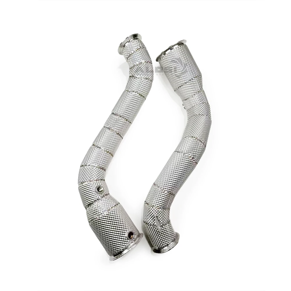 

Exhaust Downpipe is suitable for McLaren GT 4.0T 2019-2023 with thermal insulation performance for exhaust free flow downspout e