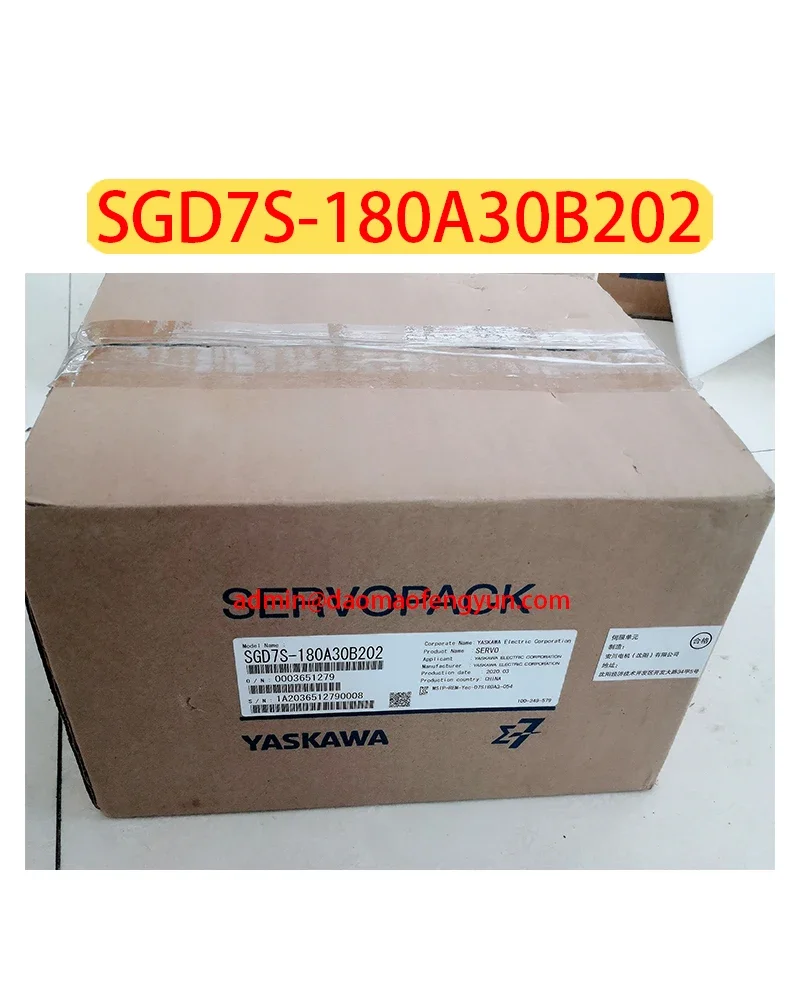 

SGD7S-180A30B202 Brand new Servo Drive，SGD7S 180A30B202，Fast shipping，In Stock