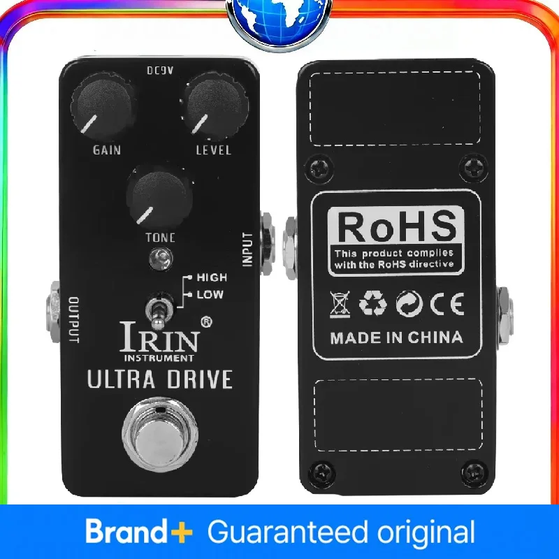 

IRIN RS-02 Ultra Drive Electric Guitar Effect Pedal High Gain Overdrive Effects True Bypass Overdrive Pedals Guitar Accessorie