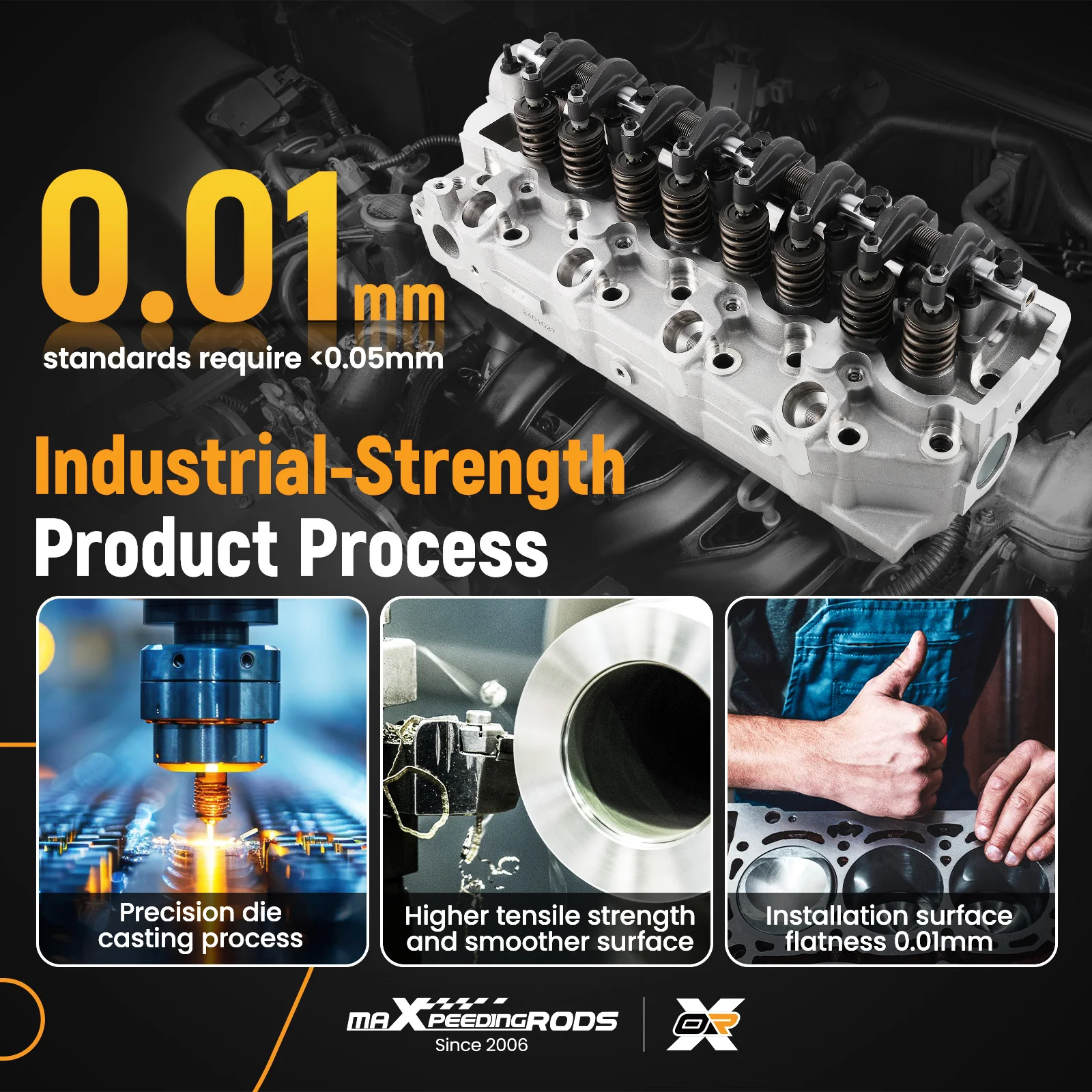 Conjunto completo da cabeça do cilindro para Mitsubishi Pajero L200 1988-1995 22100-42U00