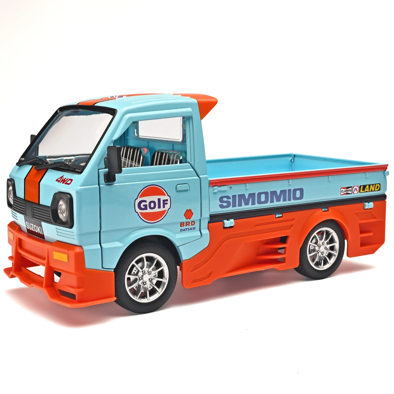 1:24 Liuzhou Transport Truck Alloy Metal Diecast Model Car High Simulation Fine Ornaments Holiday Gifts
