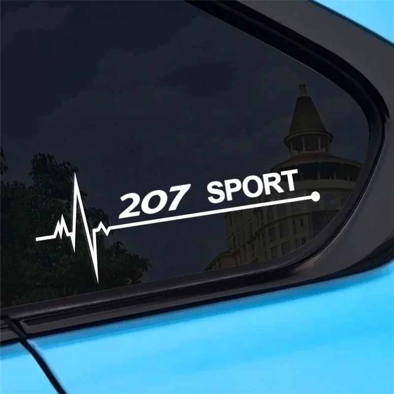 

Vinyl Reflective Car Side Window Sticker Decorative Decal for Peugeot 207 SPORT Logo 308 307 407 406 408 2008 5008 108 106 208