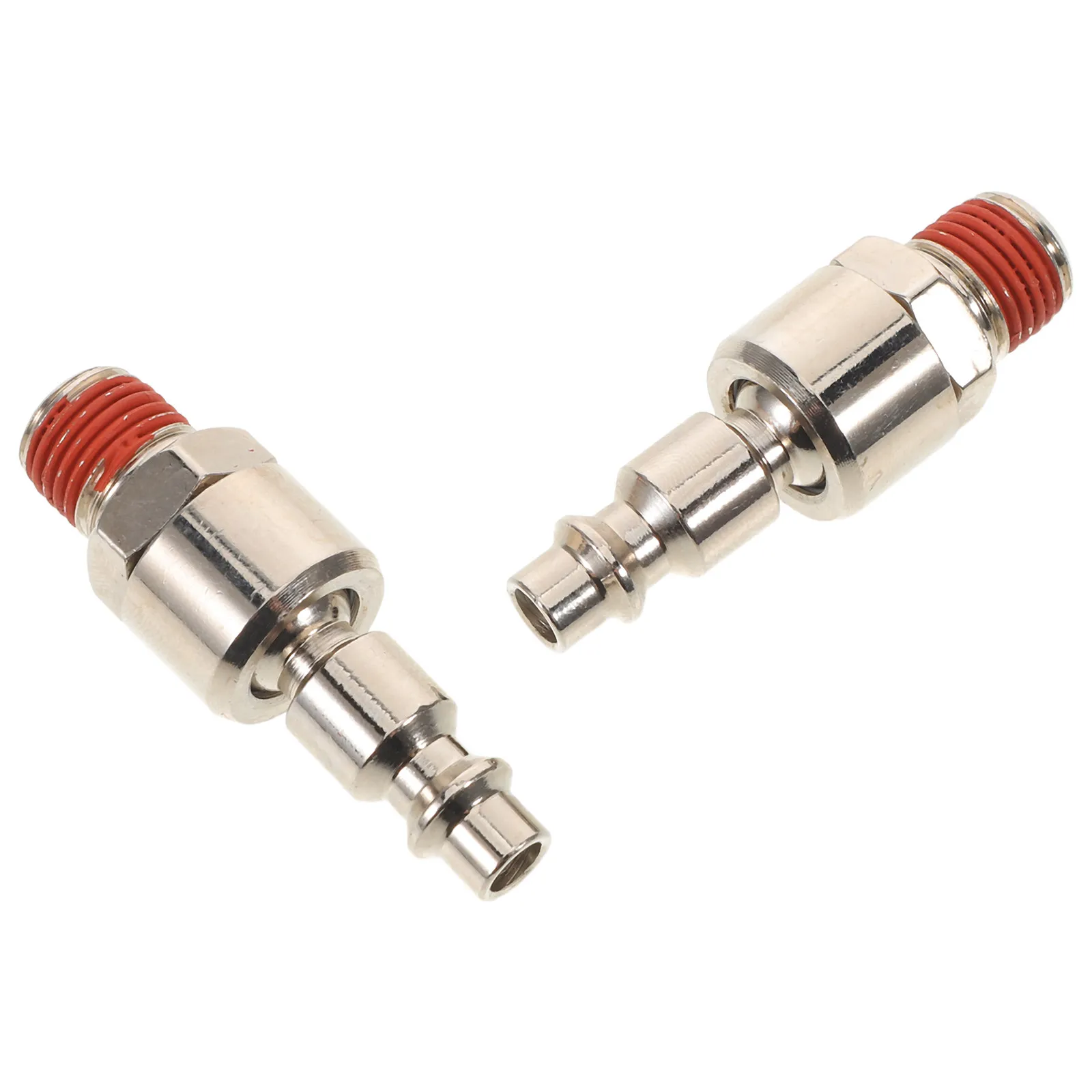 2pcs 360 Degree Swivel Air Fittings 1/4 Npt Rotating Pneumatic Joint For Air Tools Quick Connect Hose Coupling Automotive