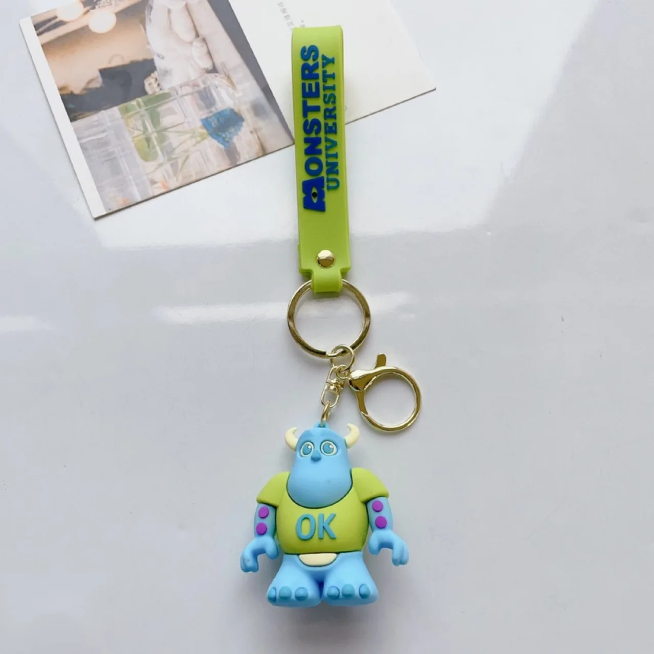 Disney Cute Cartoon Monsters University Keychain Pendant Car Backpack Accessories Special Gift for Kids Friend