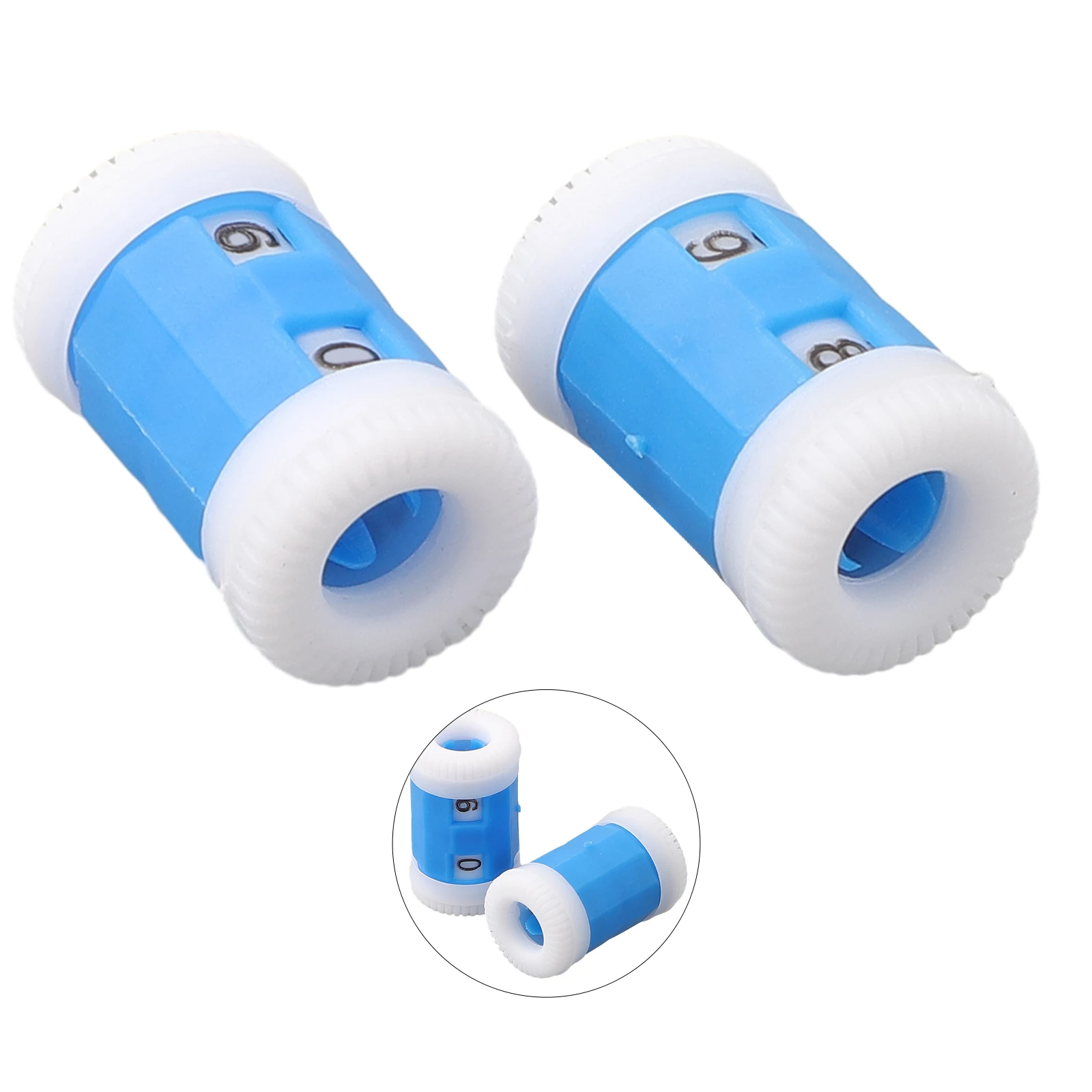 2PCS Mini Manual Row Counter Stitch Marker Plastic Knitting Lines Number Calculator Tool Knitting Counter Manual Knitting Count