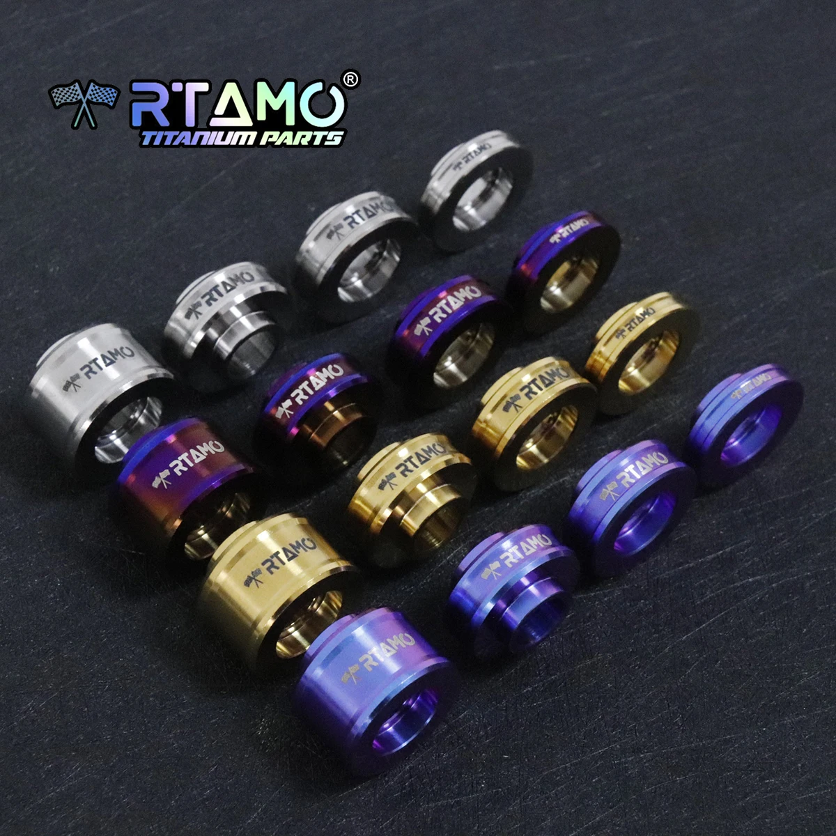 RTAMO Titanium Washer for Brembo M50 M50S GP4-RS GP4-RX M4 M4.34 M4.32 Brake Caliper Gasket Shim 108 lock-points