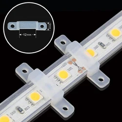 50X 100X LED Strip Light Mounting Brackets Soft Silicone Fixing Clip for Max 12mm Wide IP67 IP68 Waterproof LED strip light