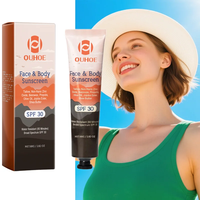 

SPF 30+ Facial Body Sunscreen Anti Sun Protection Effectively Lightweight Moisturizer Waterproof Refreshing Oil Control Sunblock