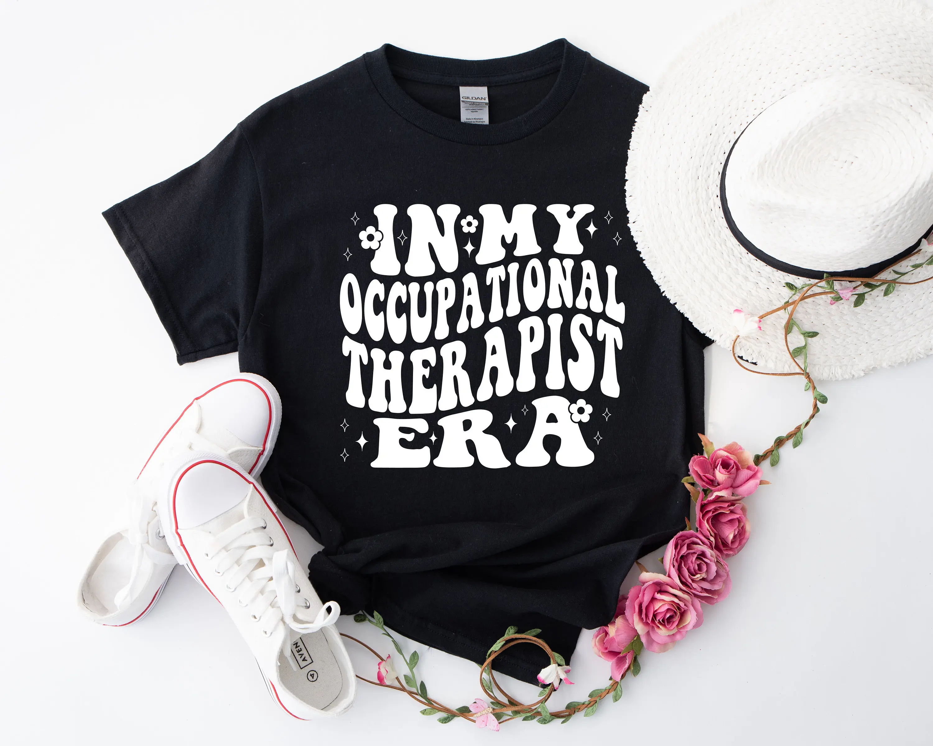 Occupational Therapy T Shirt In My TherapisT OT Retro Funny