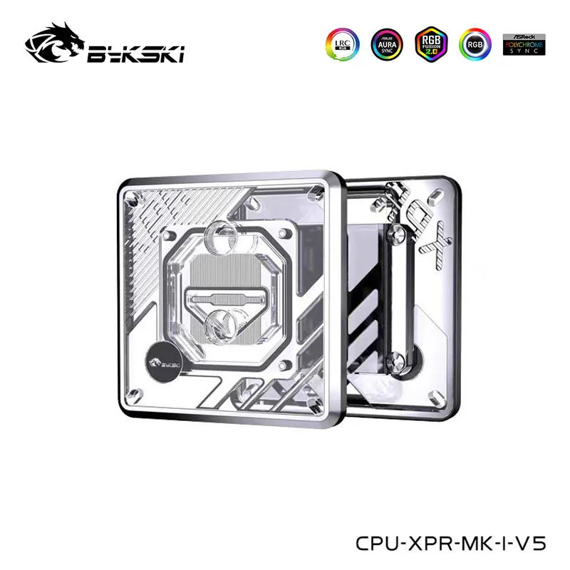 

Bykski Water Block For Processor INTEL LGA1700 1200,115X/2011/2066 AMD AM4,AM5 Cooler,G1/4",5V Argb ,CPU-XPR-MK-I/M-V5