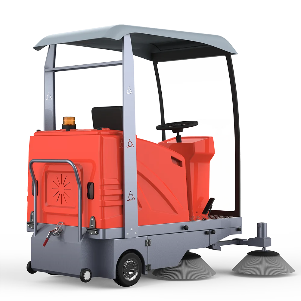 Высококачественный многофункциональный промышленный складский очиститель для пола, скрубберное оборудование, подметальная машина для езды