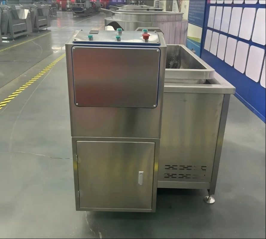 Electric Gas Automatic Stir Round Frying Machine, Industrial Round Pot Batch Fryer for Plantain Cassava Potato Chips