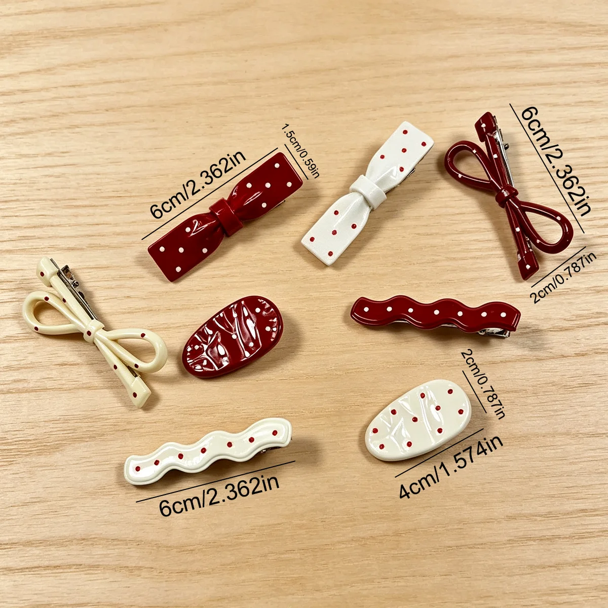 4-Piece Set Polka Dot Ladies S - огляд і ціна Women Accessories Bd