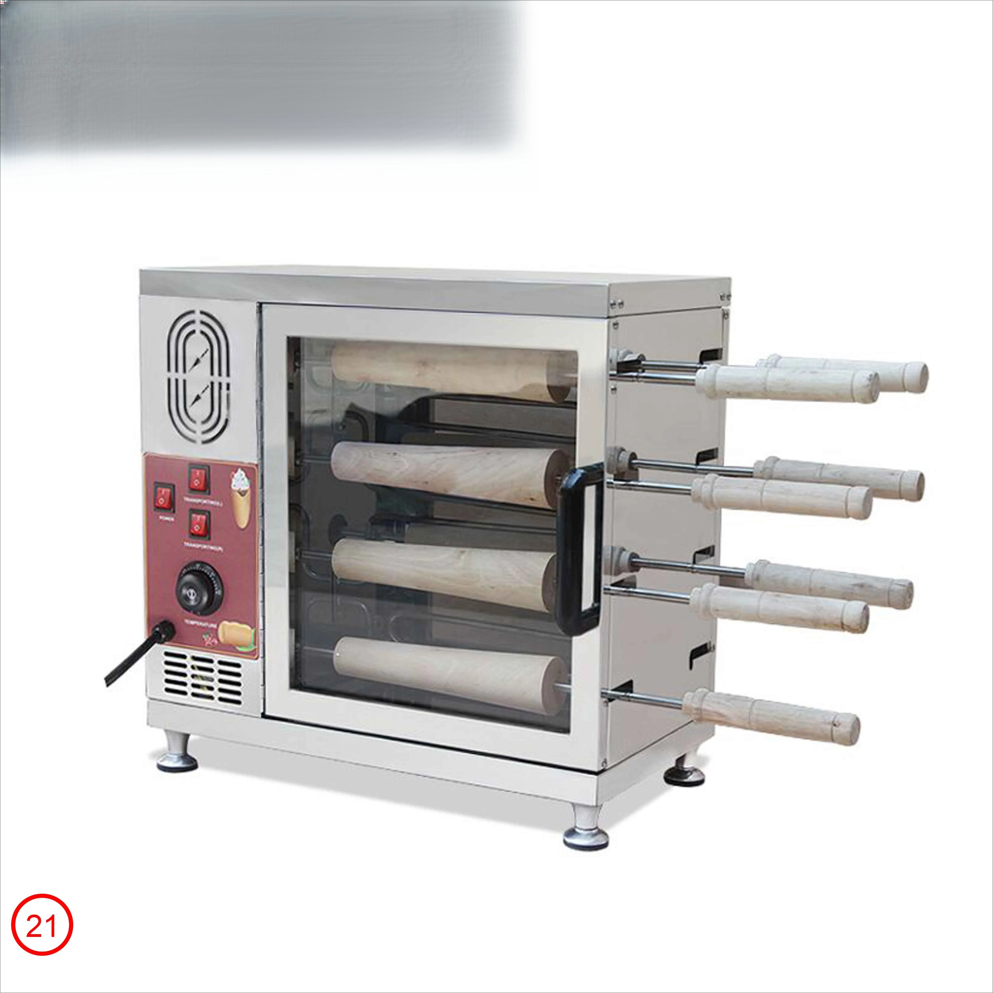 Commercial chimney cake rollers and chimney cake ovens with ce