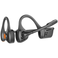 eppfun Open Ear Air Conduction Bluetooth Headphones, aptX-LL  Boom Microphone and Mute Button, , for Driving, Phone Call, Office