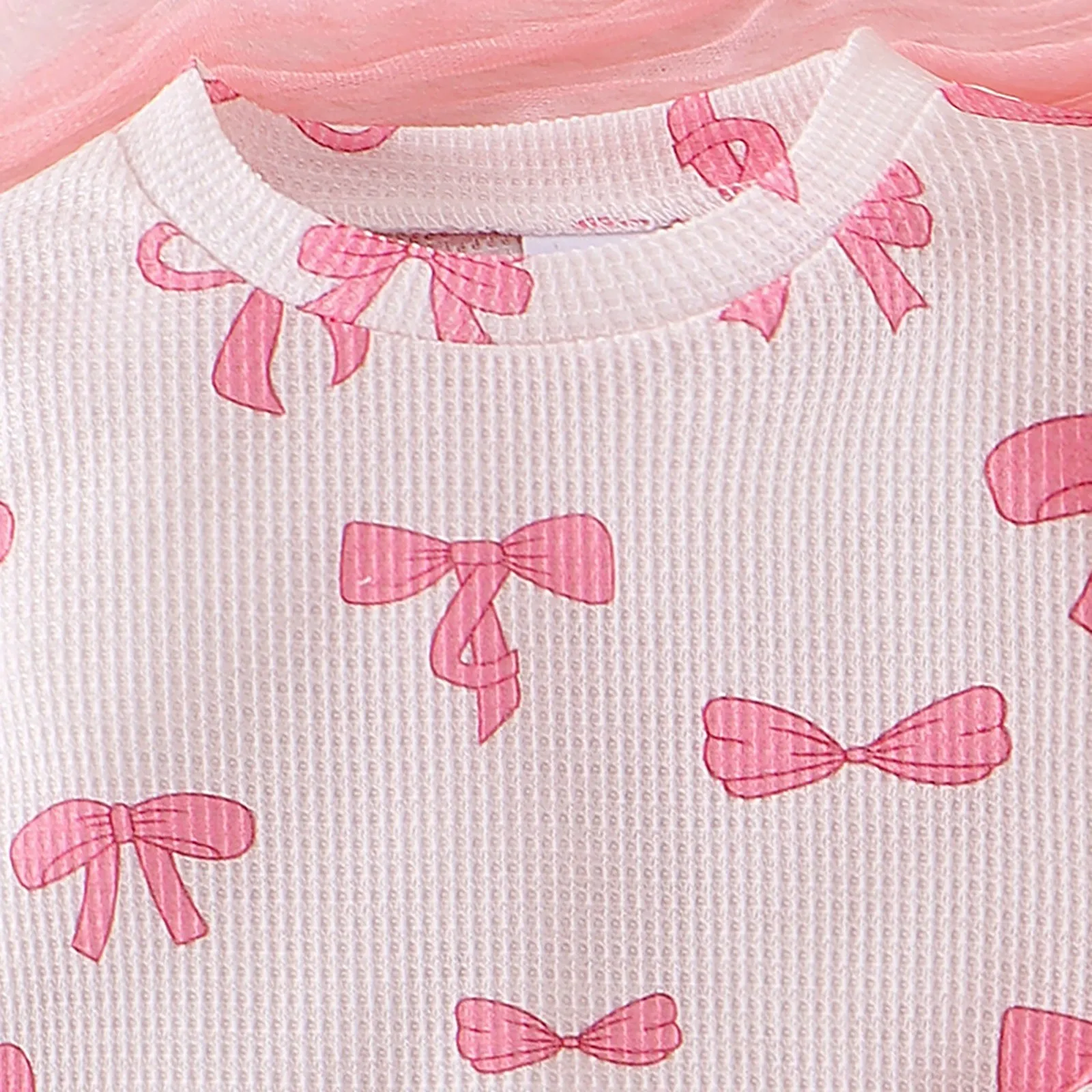 الاشياء لحديثي الولادة الأطفال ملابس الأطفال الإناث الطفل جديد الحلو القوس نمط طويلة الأكمام السراويل الطويلة الملبس مجموعة فتاة في سن المراهقة #2