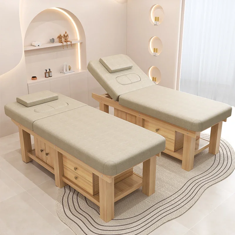 

Beauty Physiotherapy Massage Table Ear Cleaning Knead Face Spa Massage Table Placement Cama Para Masajes Salon Furniture