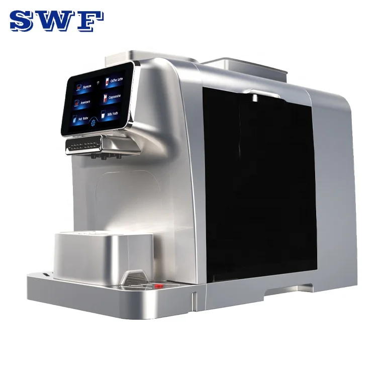 

T6 Italian Professional automatic expresso commercial espresso coffee machine with grinder milk frother